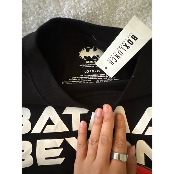 NWT Batman Beyond Graphic T-Shirt Men Large Black DC Comics Retro Superhero Tee - Picture 4 of 4